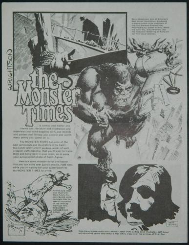 Monster Times ad