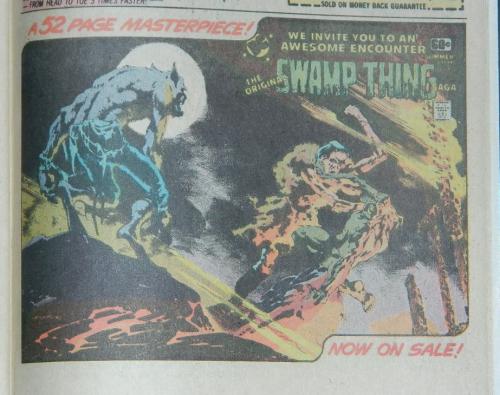 Swamp Thing ad1/4 pg. adWorlds Finest #252