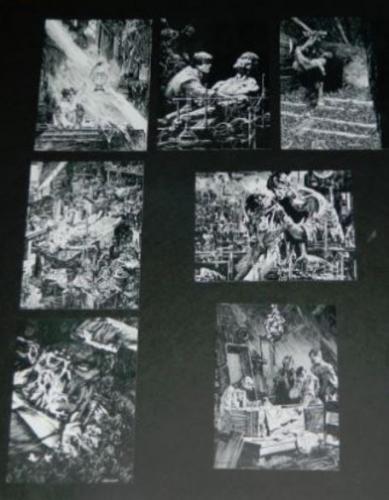 Frankenstein postcards 