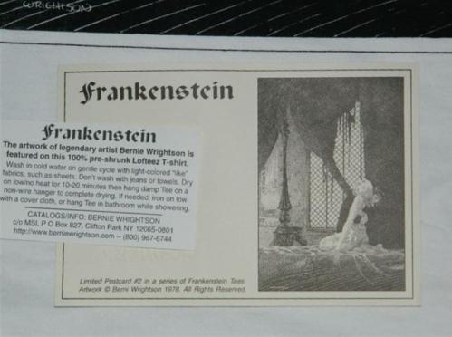 Frankenstein t-shirtcard