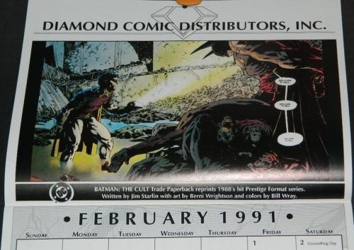 1991 Diamon CalendarThe Cult