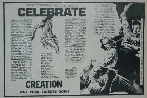 Creation con adComic Buyers Guide #2009/01/72 - 1/2 pg.