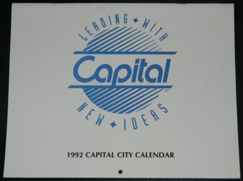 1992 Capital City Calendar