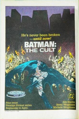 Batman The Cult 1988 full pg.Weird #4