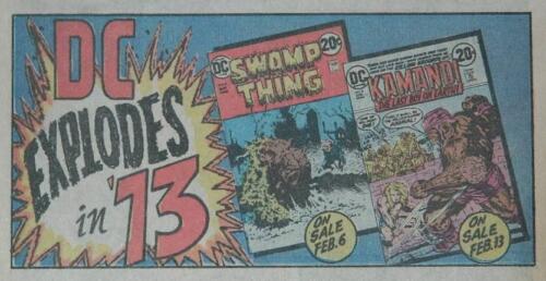 Swamp Thing ad1/4 pg. Weird Worlds #3