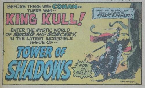 King Kull1/4 pg. ad Thor #185
