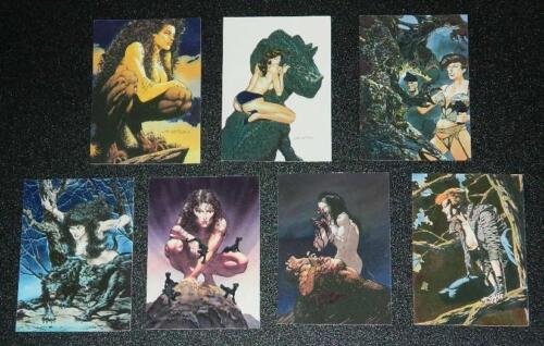 1996 Femme Fatales "metallic" cards Front