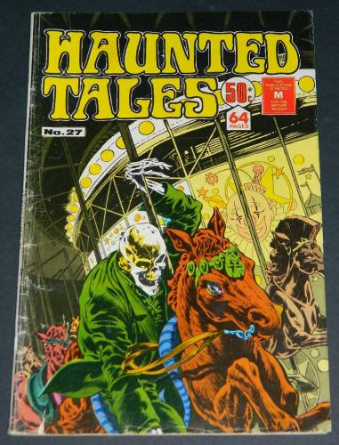 Haunted Tales #27Australia - 6/77cover, "He Who Laughs Last"