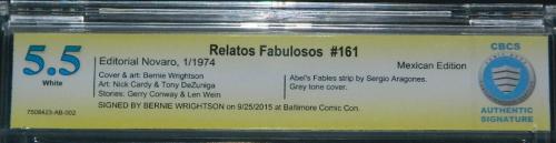 Relatos Fabulosos #161Signature info