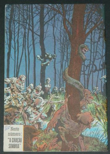 O Monstro Do Pantano No 1Back cover