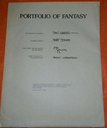 Portfolio of Fantasy#334/10001 Wrightson plate