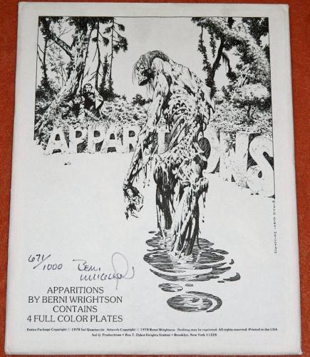 Apparitions Portfolio#671/10004 color plates/ 1 Bonus 