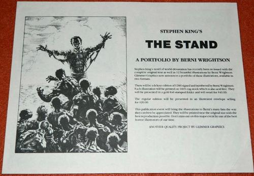 The Stand Limited Edition#9/120013 prints