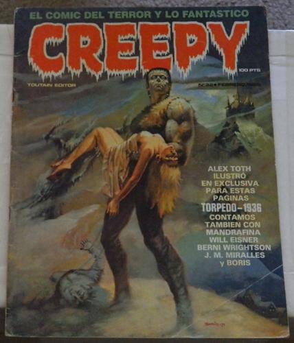 Creepy #32Spain - Feb. 1982"Freak Show Pt.2"