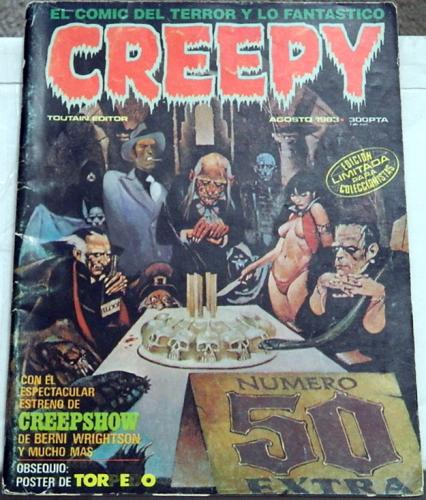 Creepy #50Spain - Aug. 1983Creepshow "The Crate"
