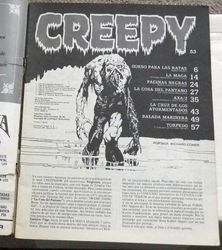 Creepy #53Intro page