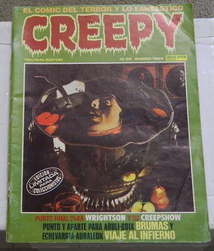 Creepy #55Spain - Jan. 1984Creepshow "Lonely World of Jordy Verril"