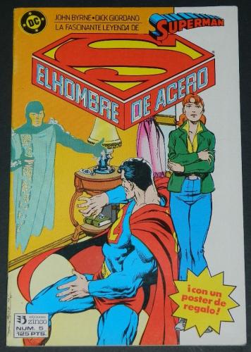 Elhombre De Acero #5Spain - centerfold