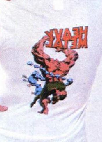 2)  Heavy Metal Hannover Fiste t-shirt - Back