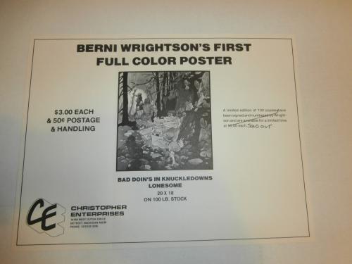 13) Christopher Enterprises Poster flyers