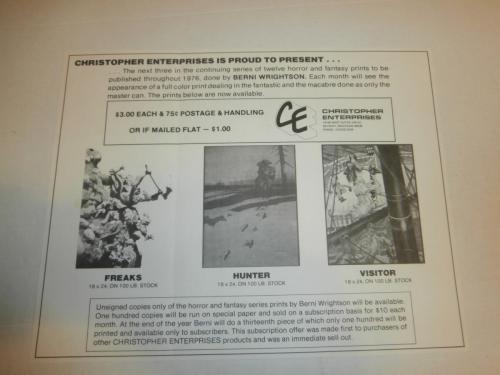 13) Christopher Enterprises Poster flyers